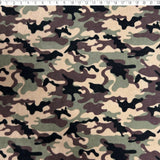 polyester fleece green camouflage