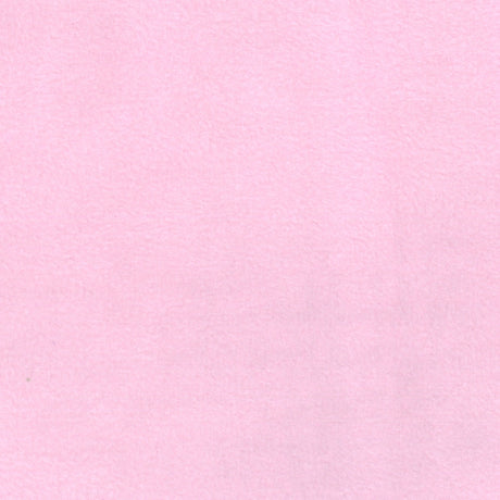 Medium weight brushed back polyester fleece in the colour of baby pink