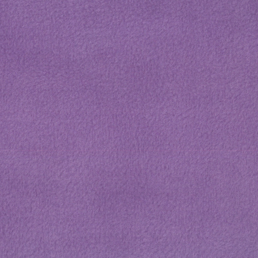 Medium weight brushed back polyester fleece in the colour of bellflower purple