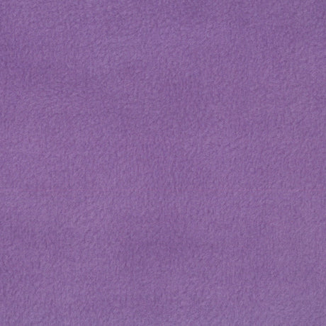 Medium weight brushed back polyester fleece in the colour of bellflower purple