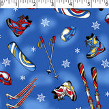 FLANNELETTE PRINTS - SKI GEAR