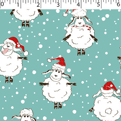 FLANNELETTE PRINTS - SNOWBALL SHEEP