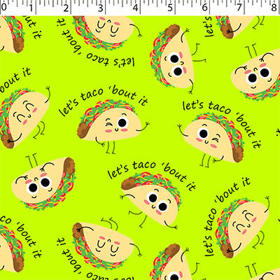 FLANNELETTE PRINTS - TACO TIME