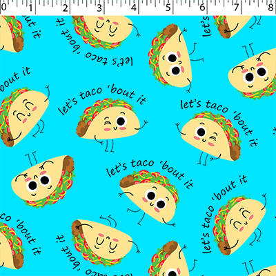 FLANNELETTE PRINTS - TACO TIME