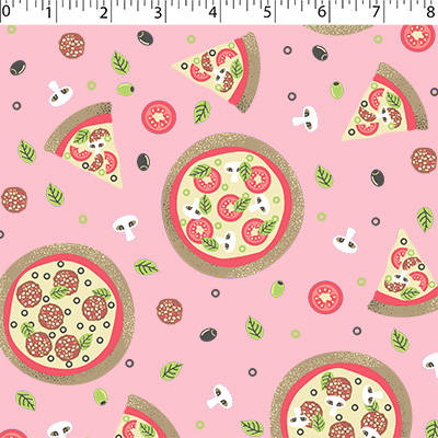 FLANNELETTE PRINTS - PIZZA