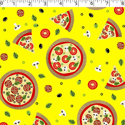 FLANNELETTE PRINTS - PIZZA