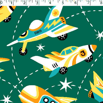 FLANNELETTE PRINTS - BLAST OFF