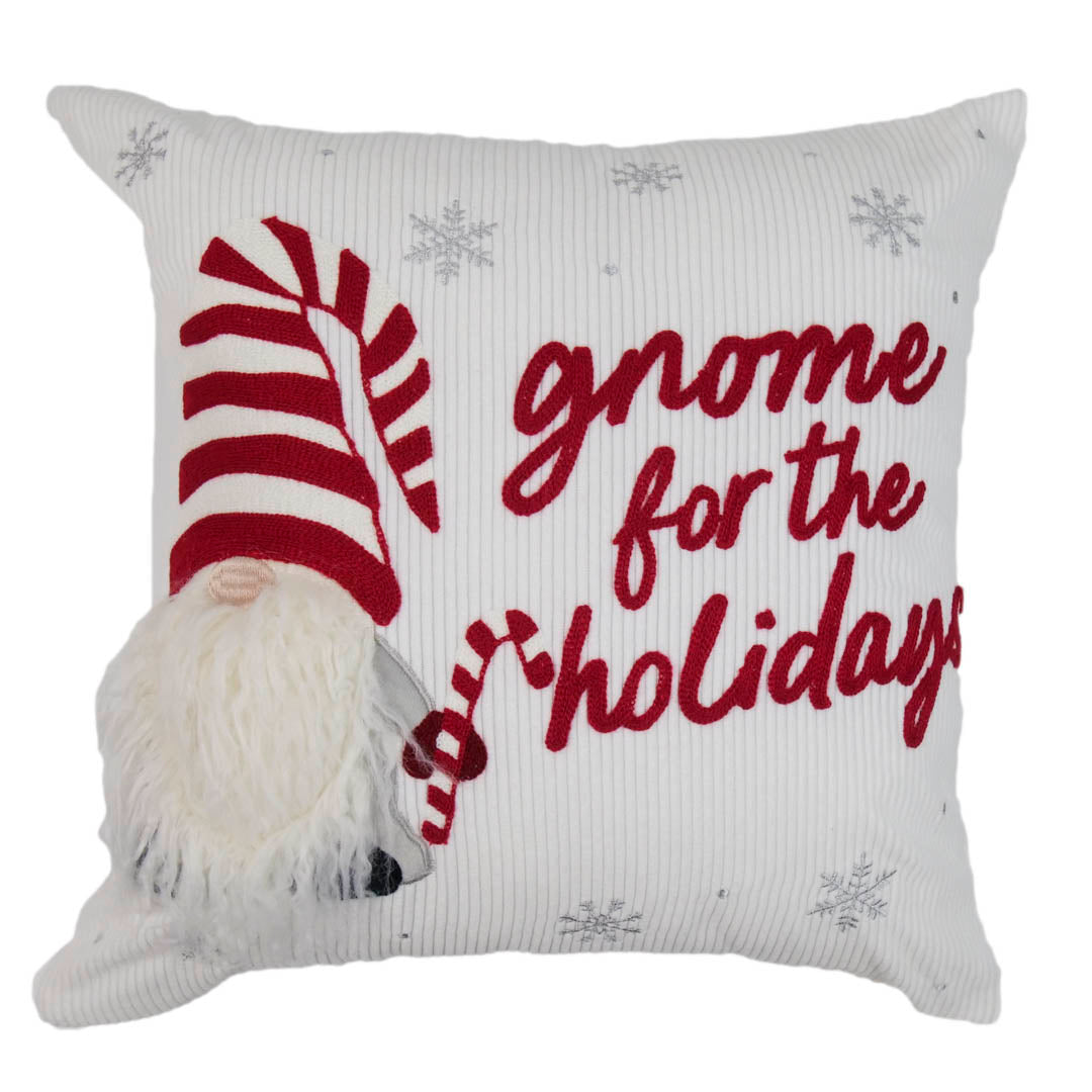 CUSHION COVER - GNOME FOR THE HOLIDAYS