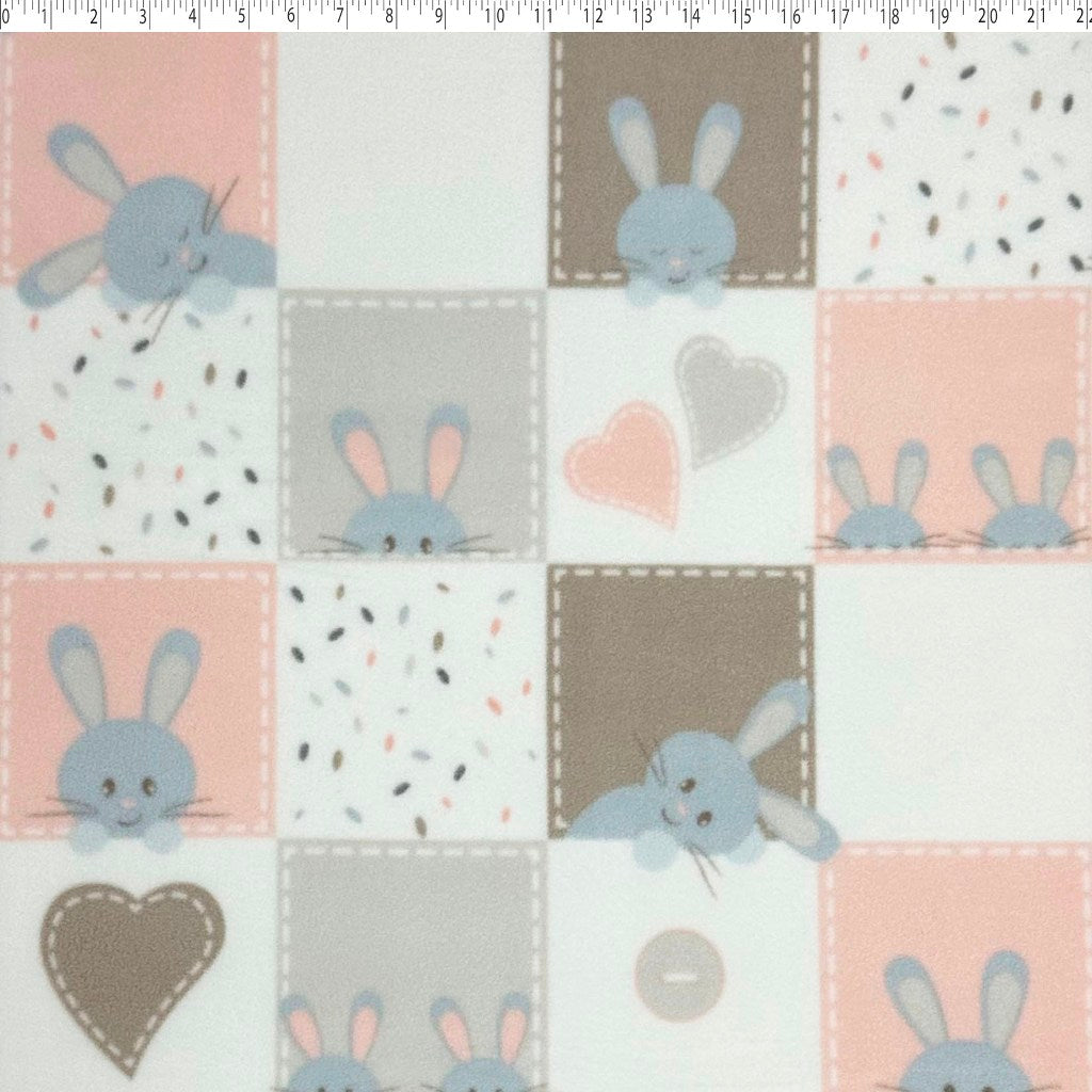 MOUNTAIN FLEECE PRINTS BABY - BUNNY PATCH