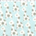 aqua sweet giraffe fleece print