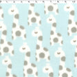 aqua sweet giraffe fleece print