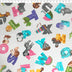 MOUNTAIN FLEECE PRINTS BABY - ABC ANIMALS