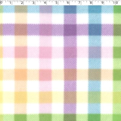 pastel fleece plaid