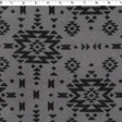 gray monotone navajo fleece print