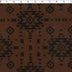 brown monotone navajo fleece print