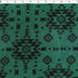 hunter green monotone navajo fleece print