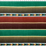 brown navajo stripe fleece print