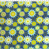 royal flower power fleece print