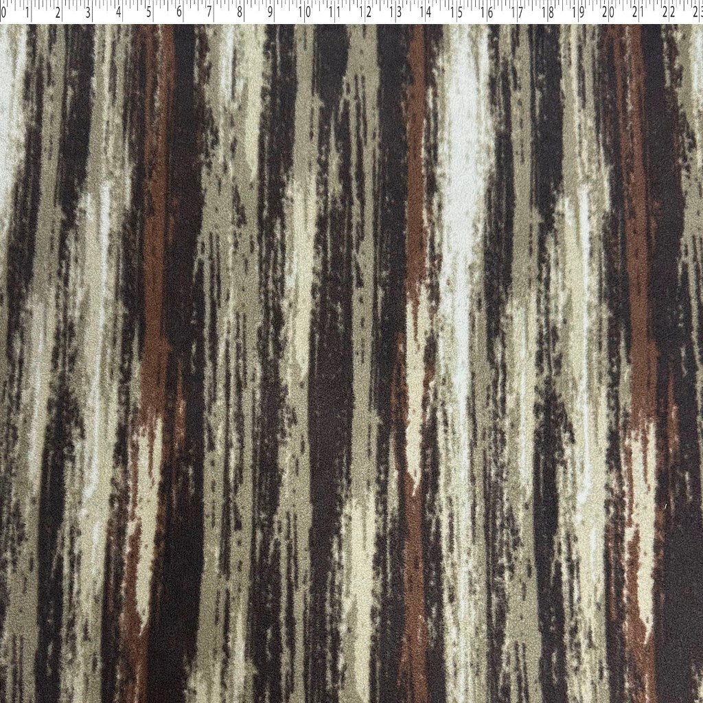 chocolate textured lines fleece prints