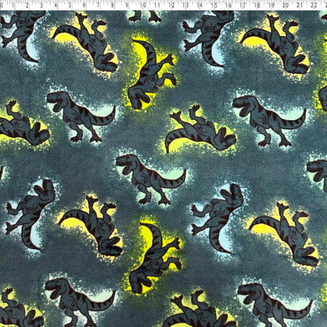 MOUNTAIN FLEECE PRINTS - T REX