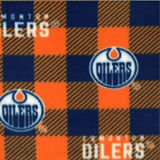 NHL FLEECE PRINTS - BUFFALO CHECK