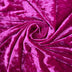 cerise polyester spandex crushed velvet solid