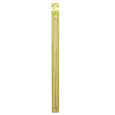 35CM BAMBOO SINGLE POINT KNITTING NEEDLES 4.50MM 8836450