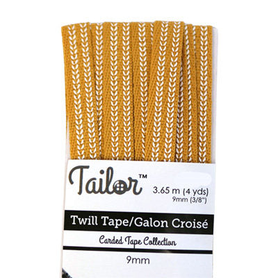 TWILL TAPE PRINTED BRAID 10MM