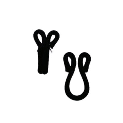 POLYESTER COVERED HOOKS AND EYES SET 21MM