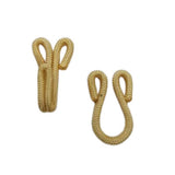 POLYESTER COVERED HOOKS AND EYES SET 21MM