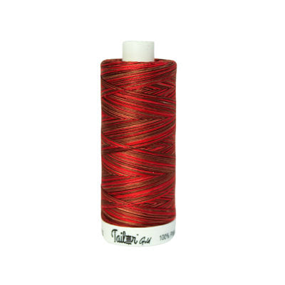 SEWING THREAD QUILTING COTTON 800YDS VARIEGATED