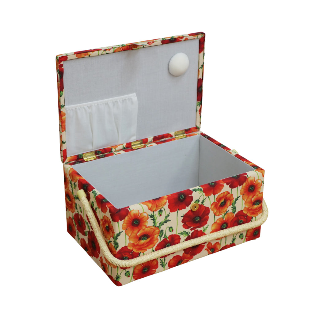 SEWING BASKET - LARGE (WITH PVC TRAY)