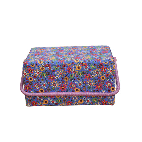 SEWING BASKET - SMALL (WITH PVC TRAY)