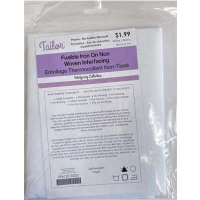 PROMO INTERFACING - LIGHT WT NON-WOVEN FUSIBLE