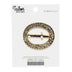 OVAL RHINESTONE BUCKLE 50MM*40MM