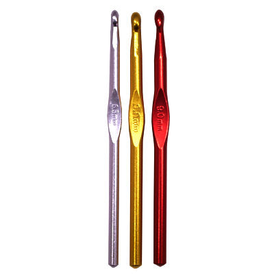 CROCHET HOOKS SET - ALUMINUM