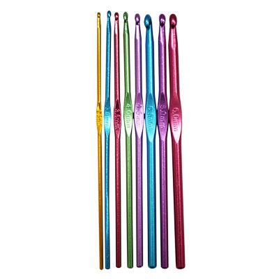 CROCHET HOOKS SET - ALUMINUM