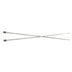 KNITTING NEEDLES - STEEL SINGLE POINT 2.5MM