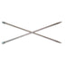 KNITTING NEEDLES - STEEL SINGLE POINT 8MM