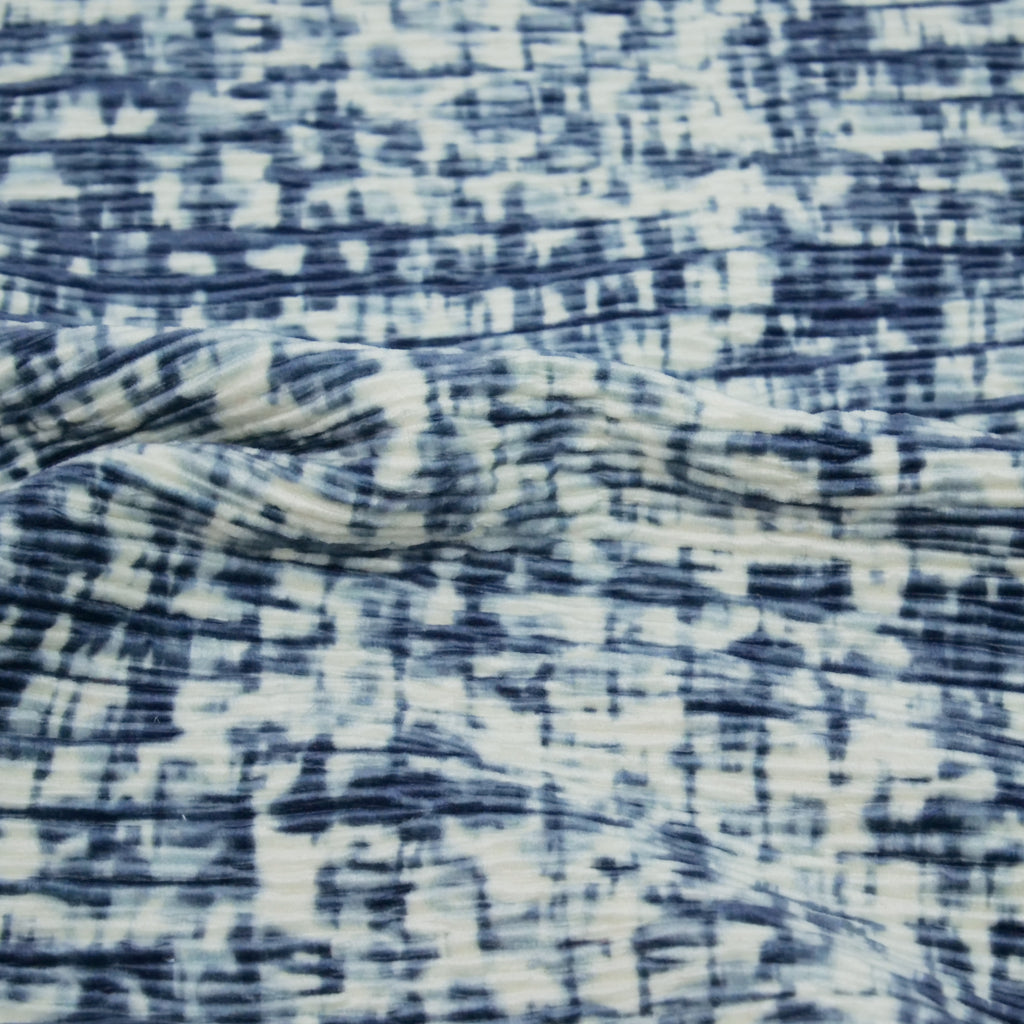 ELEGANT LOUNGING - CRINKLE VELOUR PRINTS - ABSTRACT