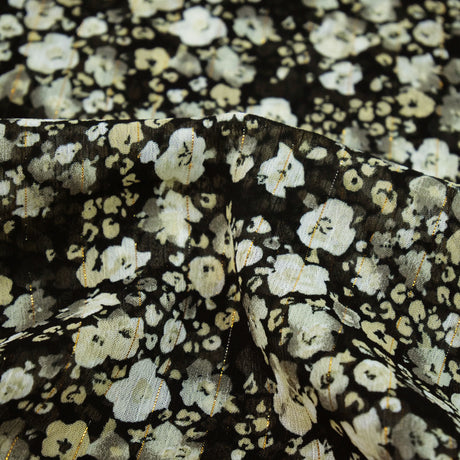 CHANTELLE METALLIC CHIFFON PRINTS - CALICO