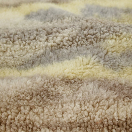 CREME BRULEE - MARBLED FAUX FUR