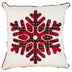 CUSHION COVER - PLAID SNOWFLAKE