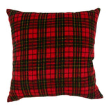 CUSHION COVER - TREE PLAID