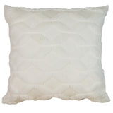 CUSHION COVER - WAVY FUR - CREAM