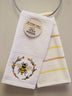 2PK KITCHEN TOWELS - BEE WREATH