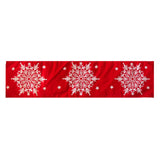 SNOW MEDALLION TABLE RUNNER