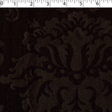 polyester tone on tone blackout - chocolate