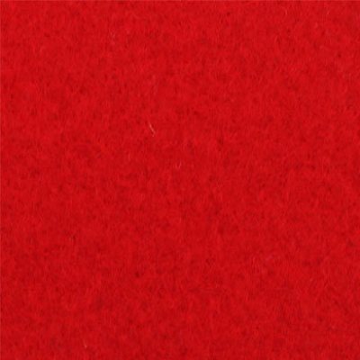 red polyester 72" felt