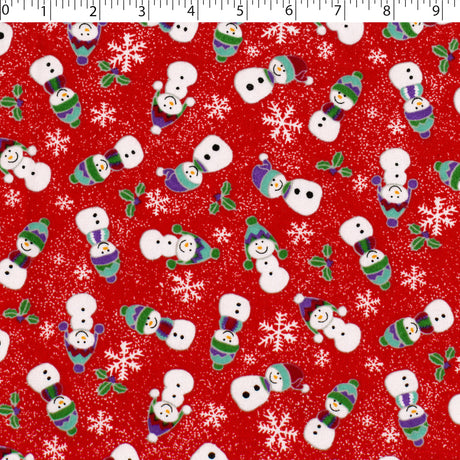 FLANNELETTE PRINTS - SNOWMAN